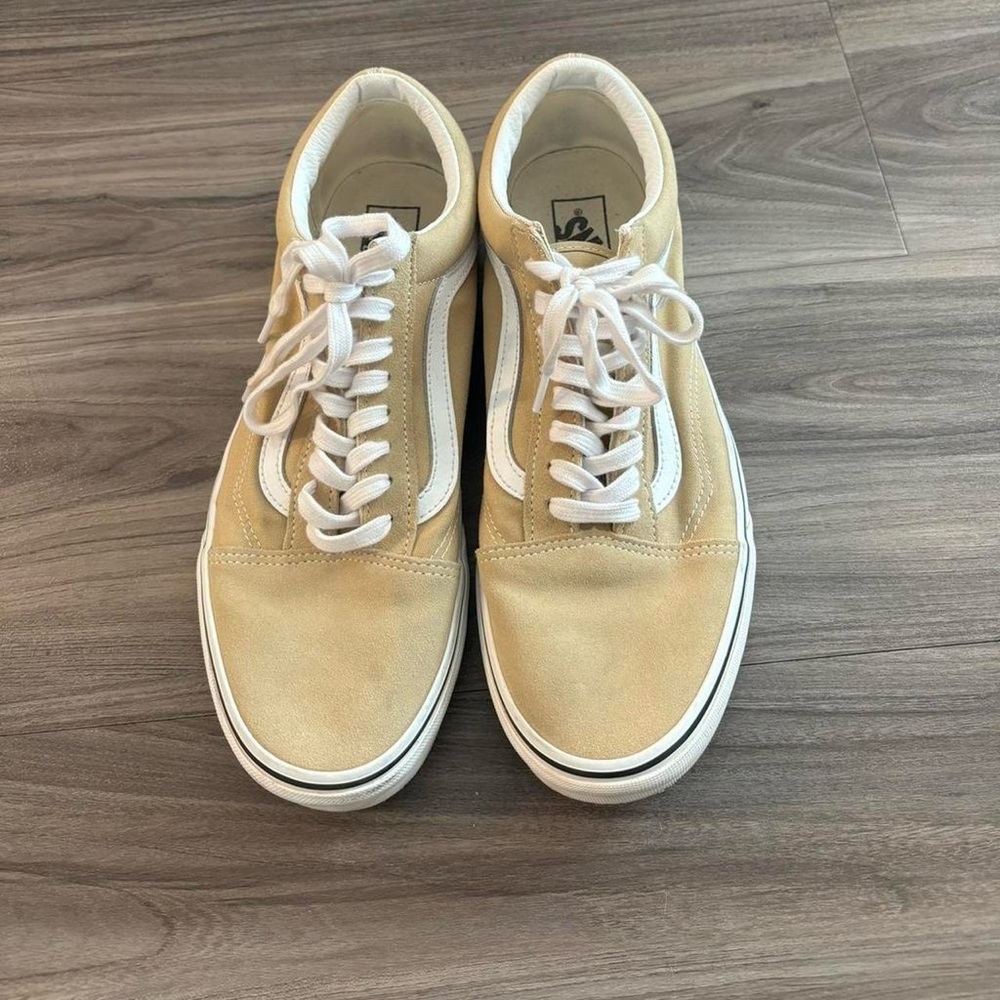 Vans Men's Beige Canvas Sneakers